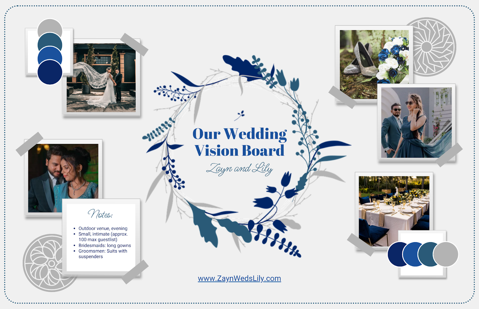 Wedding Planning Vision Board