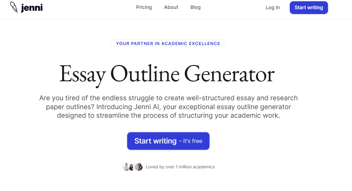 Jenni AI Essay Outline Generator