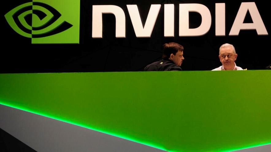 Le stand de l'entreprise Nvidia au Mobile World Congress de Barcelone en 2014 (image d'illustration).