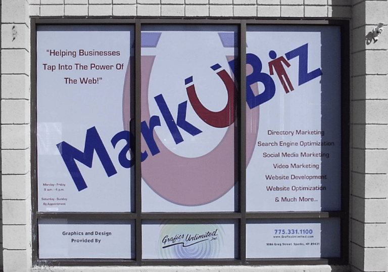 Window graphics are a great way to amplify business signage