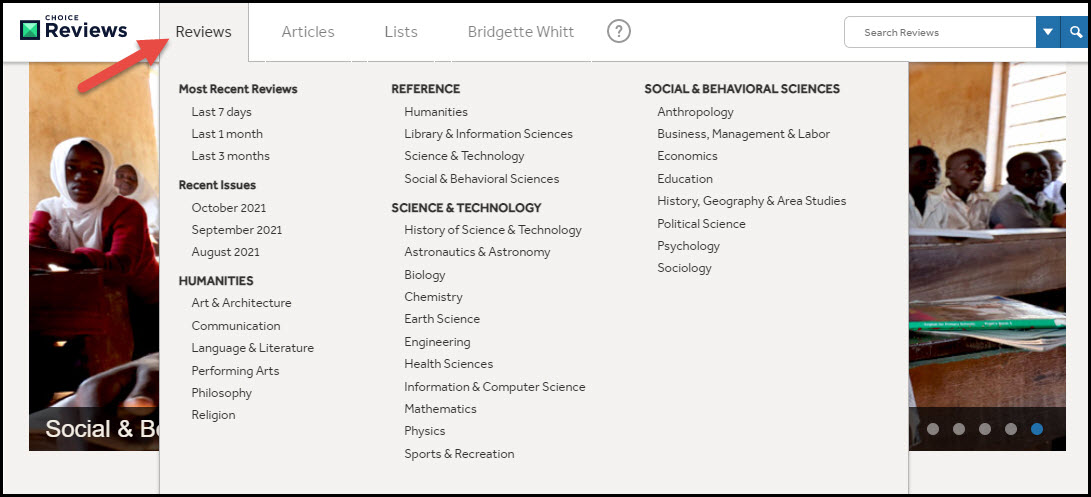 review categories