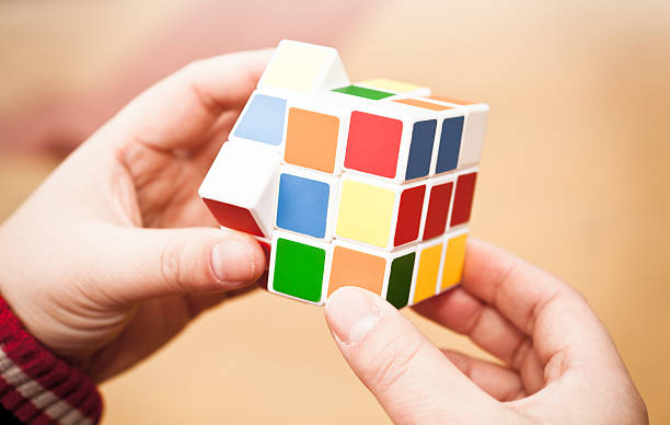 Try to solve the rubik's cube together