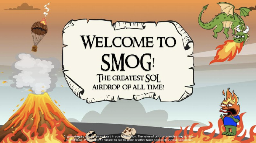 Smog meme coin launches on Solana, surges by over 1,300% - 2