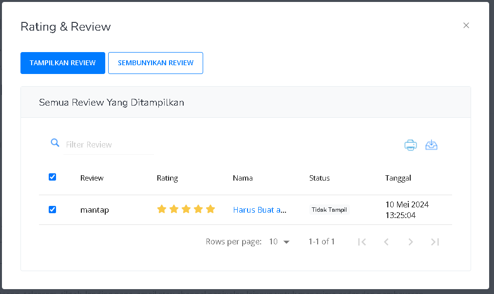 A screenshot of a review

Description automatically generated