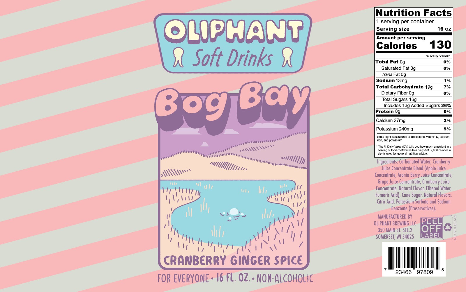 Oliphant Brewing Co Bog Bay Soft Drink