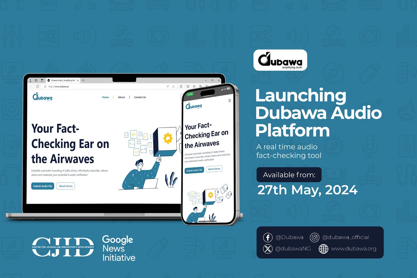 CJID, DUBAWA to launch AI tools at Journalism, Digital Tech, and AI Conference