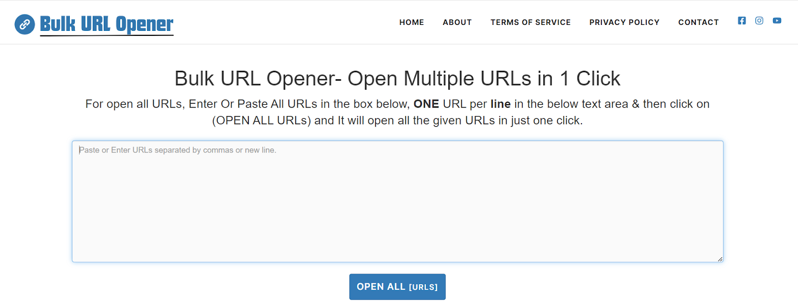 Bulk URL Opener