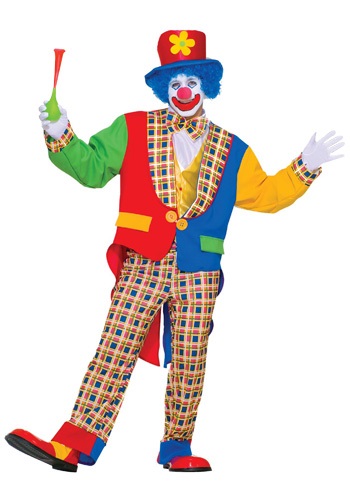 clown costume for seniors and retirees