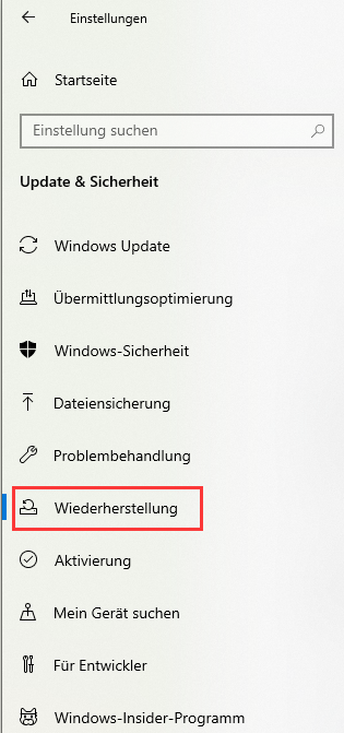 Apps deinstallieren unter Windows10/11