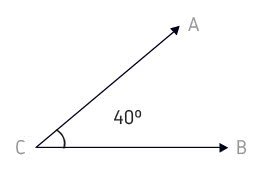 Ângulo Agudo de 40º