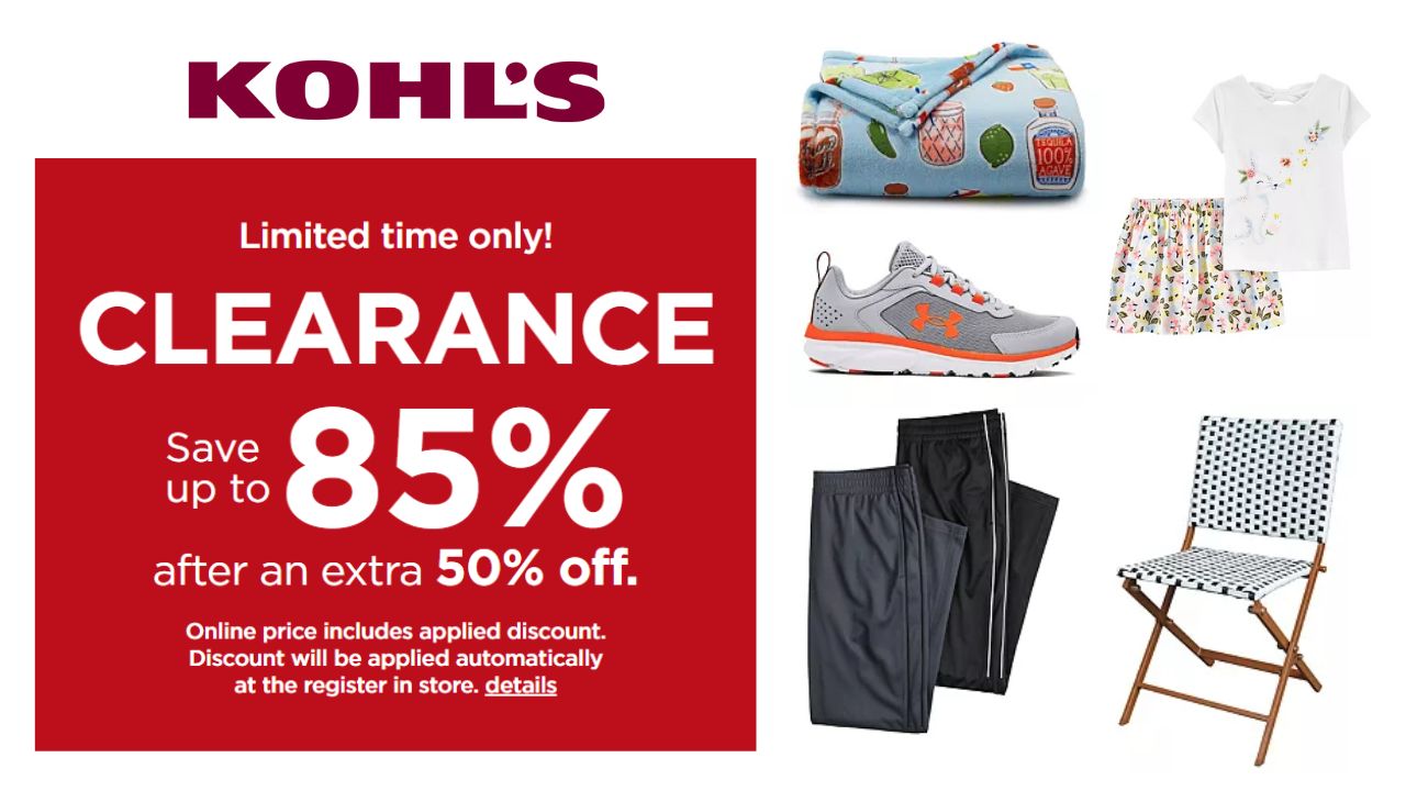 2024 Kohl's Sale Schedule & The Hidden Clearance Deals 