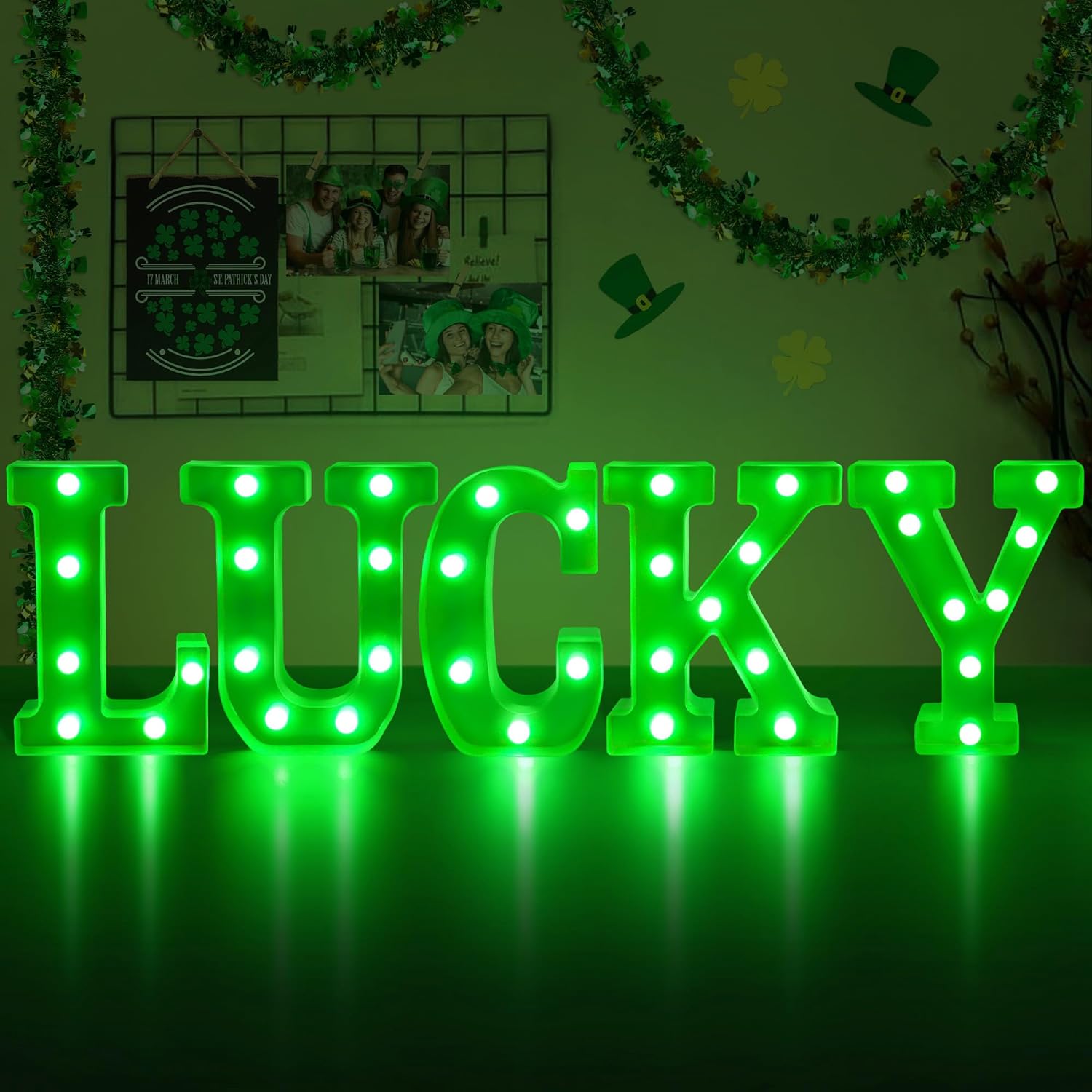 Light Up Lucky Sign