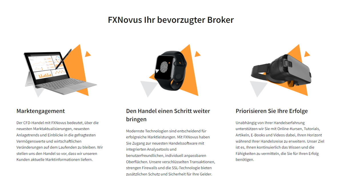 Erfahren Sie mehr über den regulierten Broker FXNovus auf ihrer Website.