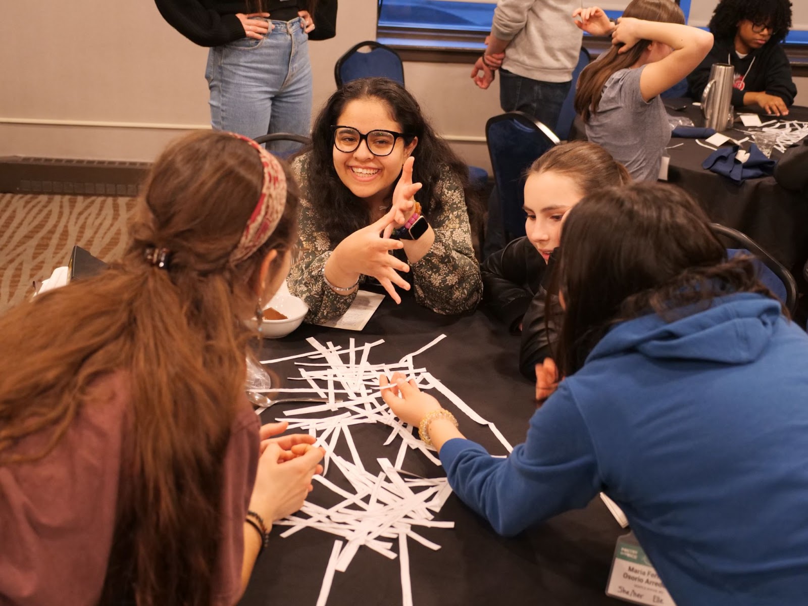 Students work together to create a Centos poem with verses from published Indigenous poetry.