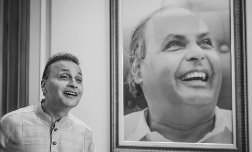 Anil Ambani Clicked by Tina Ambani