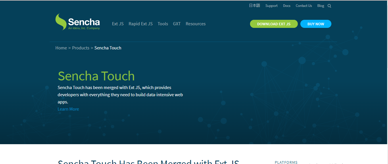 Sencha Touch Framework