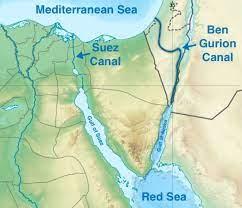 Ben Gurion Canal Project: Joining Red Sea with Mediterranean - Civilsdaily