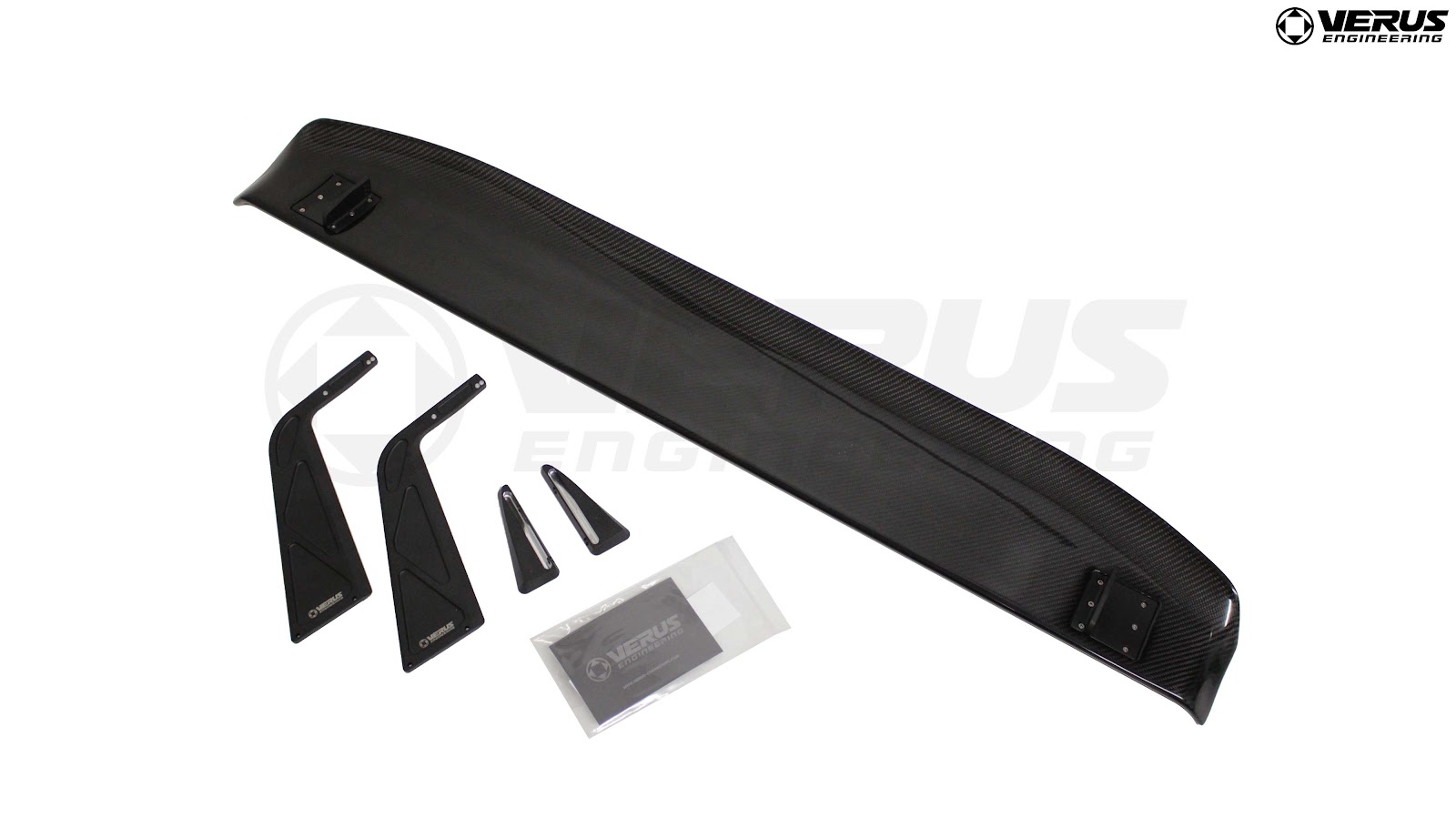 High-efficiency swan neck rear wing kit for a Mazda Miata ND