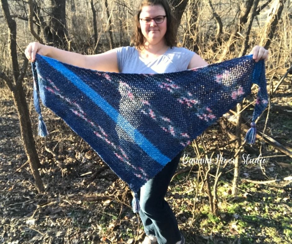 Easy prayer shawl crochet pattern