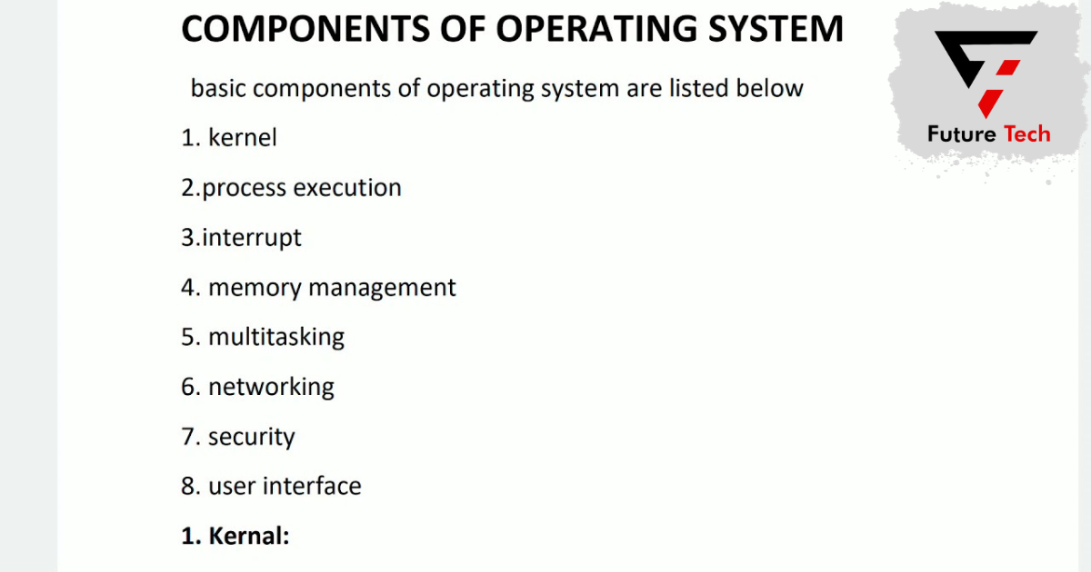 Mobile Operating System Components