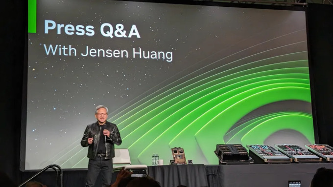 Jensen Huang tại sự kiện Nvidia GTC 2024. Ảnh: Mike Moore