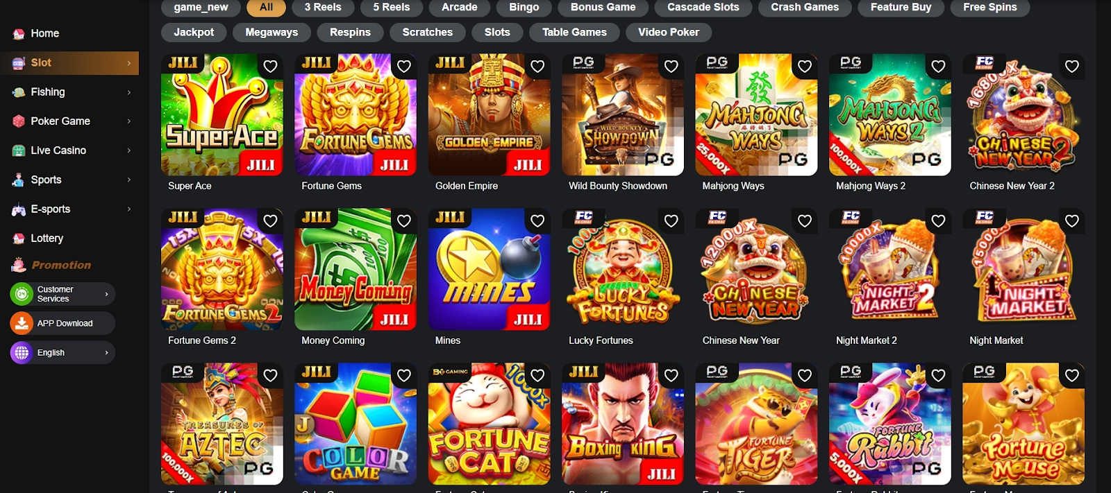Top Games and Providers Slots