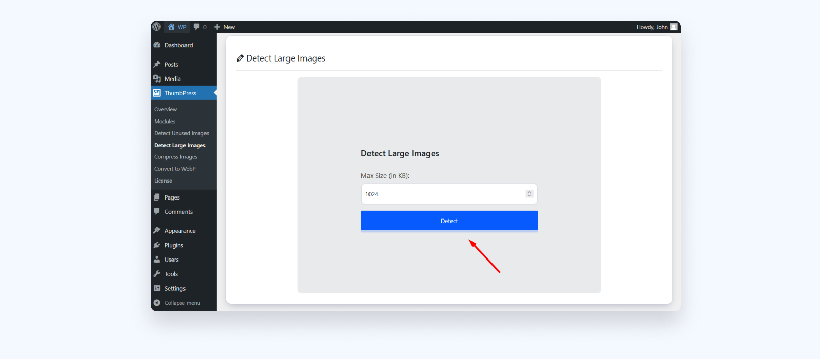 Detect Large Image