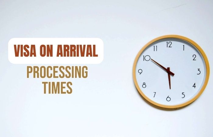 Thailand Visa On Arrival - processing time