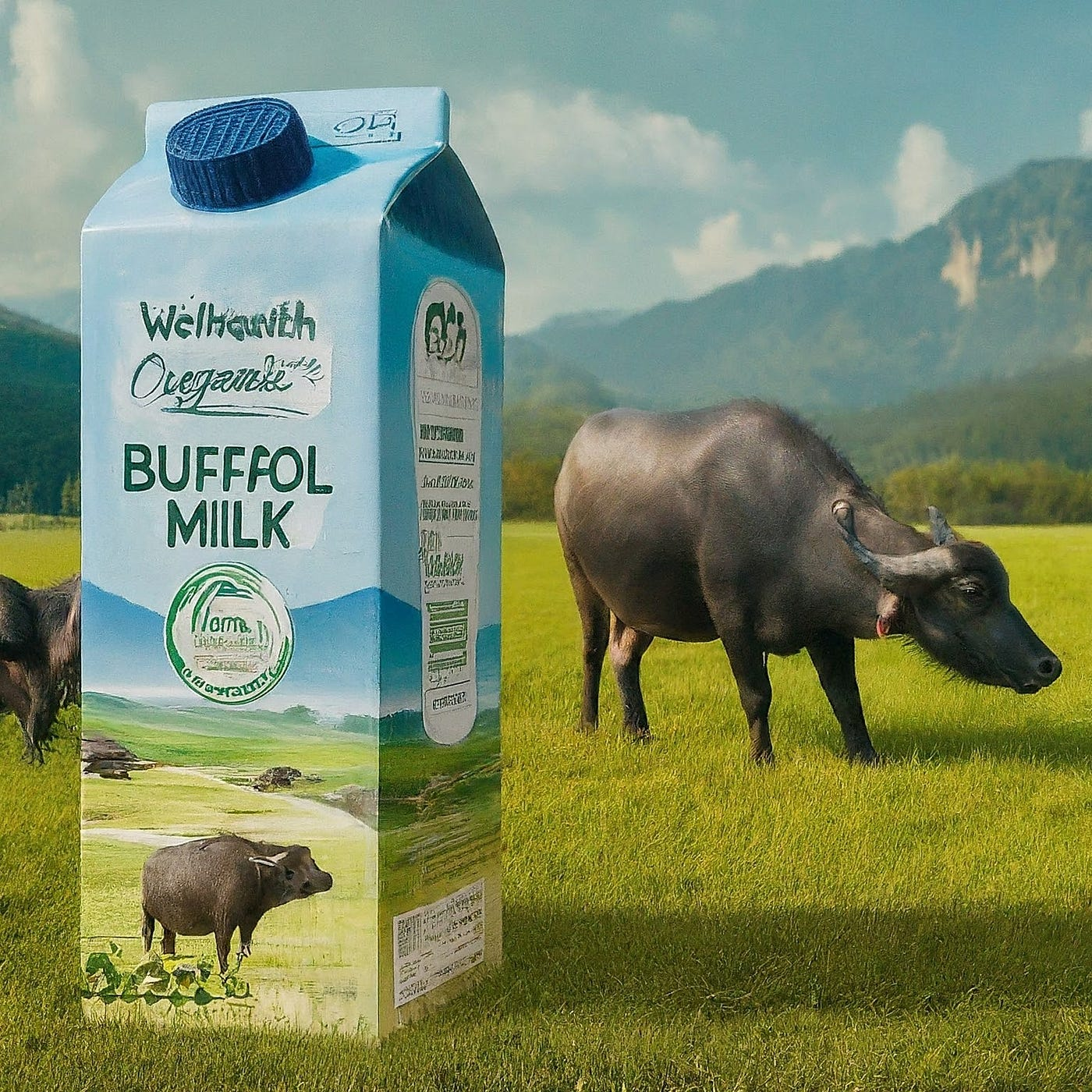 Wellhealthorganic Buffalo Milk Tag
