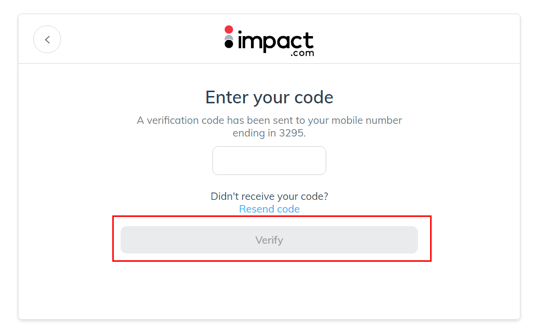 Code verification page