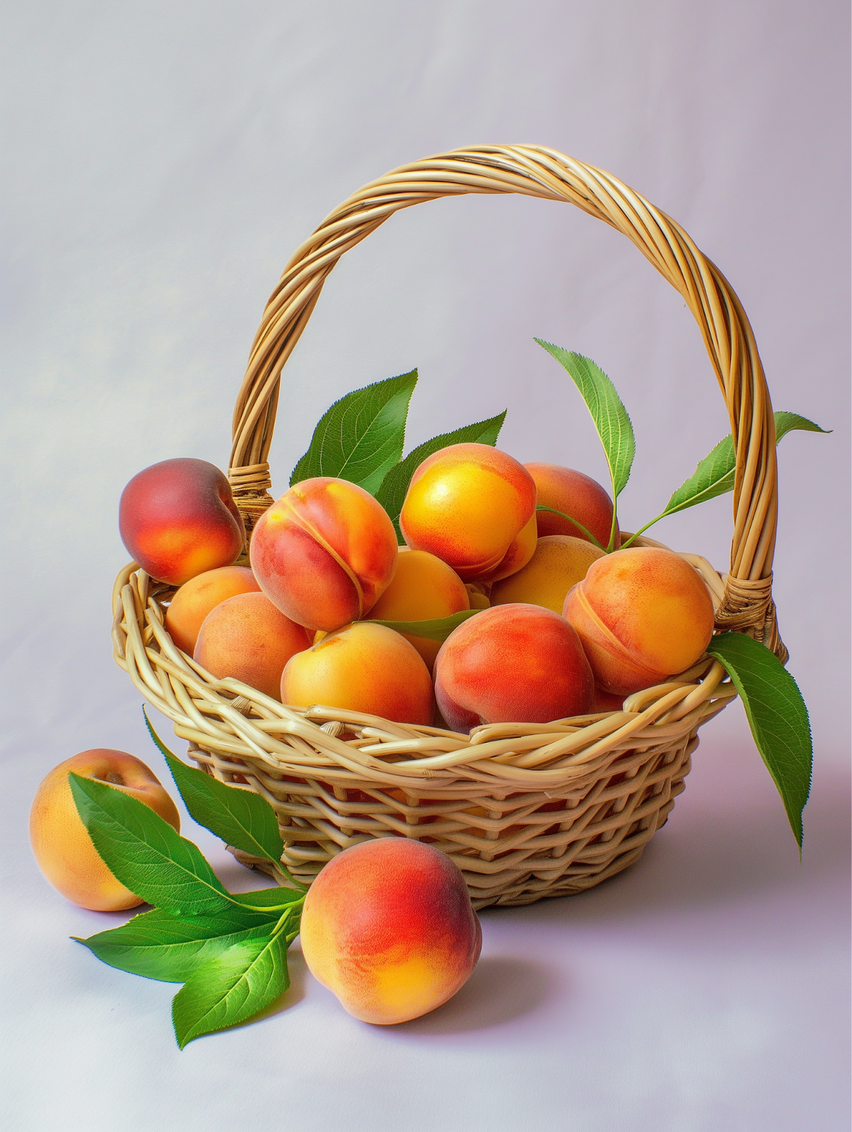 A bowl of fresh nectarines to be used in natural skin care products