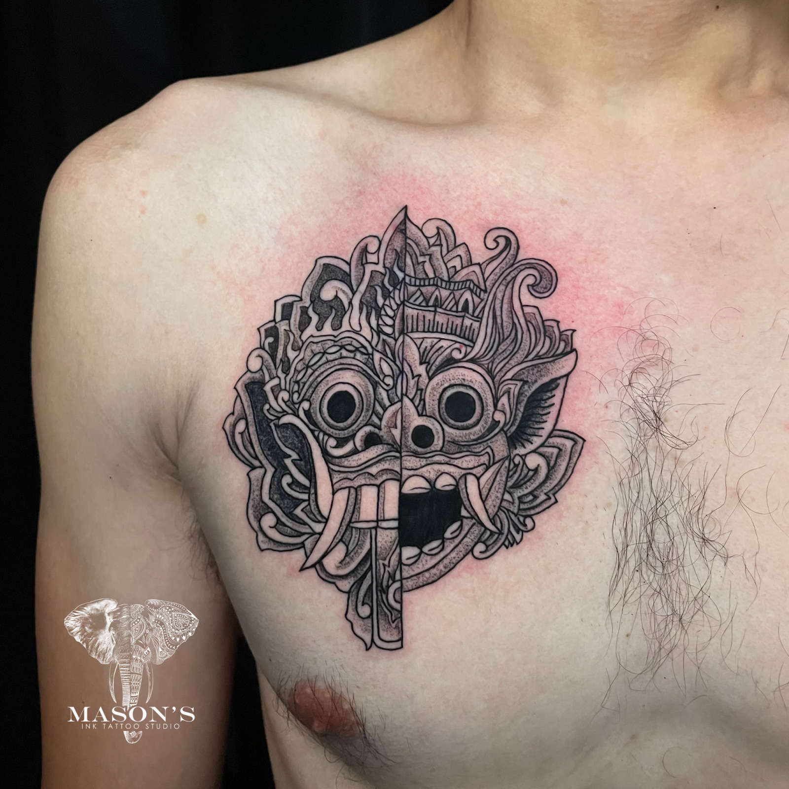 chest tattoo