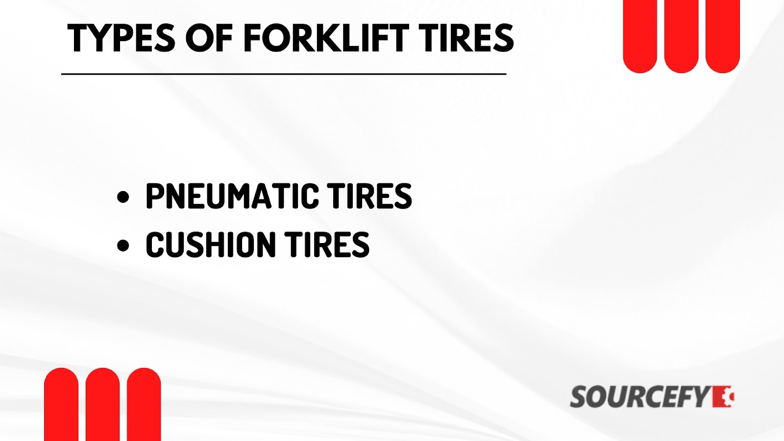 Types of Forklift Tires
