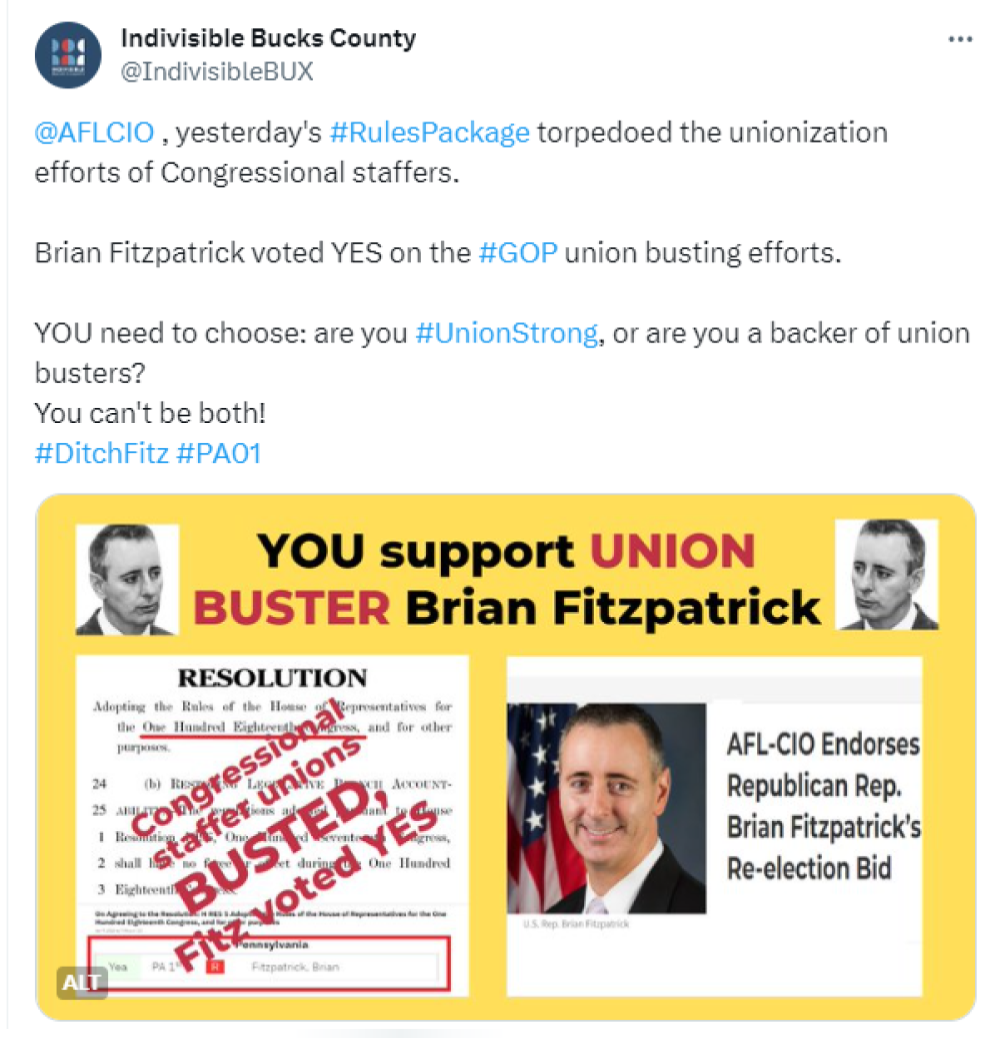 Q ymFfMtFH1W8tN3OnBttF91J d6kn - Bucks County Beacon - Bucks County Congressman Brian Fitzpatrick’s Worst Votes of 2023
