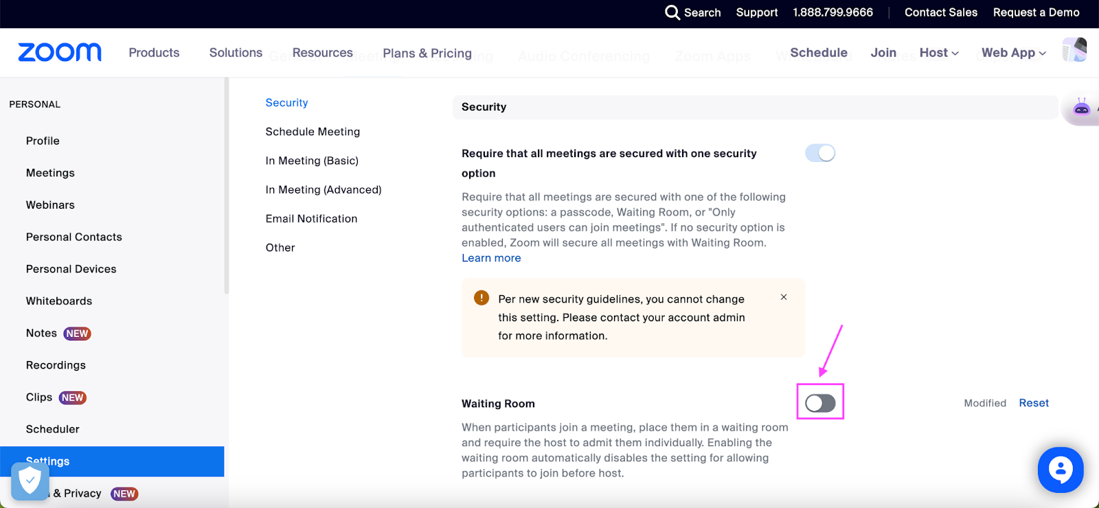 Zoom waiting room - How to enable Zoom Waiting Room for all meetings