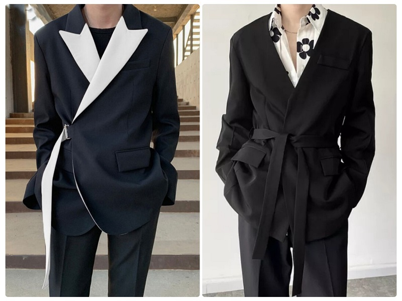 Áo blazer thắt dây sành điệu