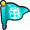 Icon flag aqua