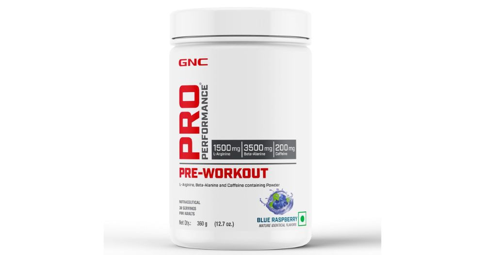 GNC Pro Performance: Best Pre-Workout in India