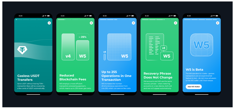 Gasless Non-Custodial USDT Payments Go Live on TON With Tonkeeper Mobile and W5  Wallet