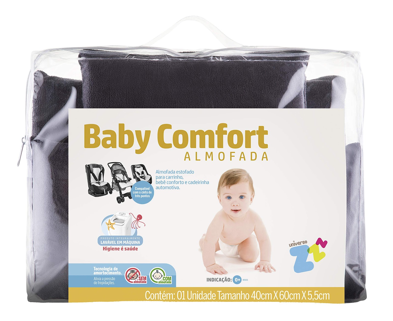 Almofada para Carrinho/Bebê conforto/Assento automotivo Baby Comfort - Fibrasca