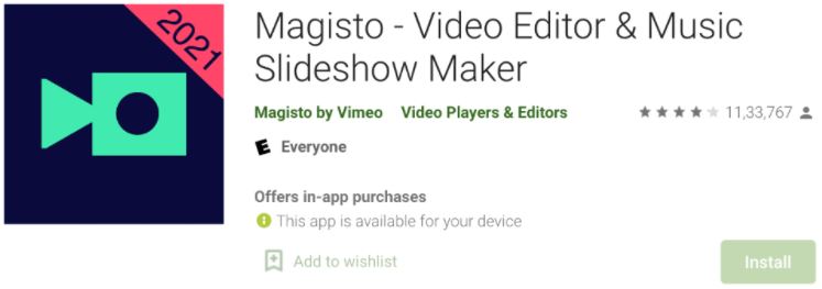  Magisto Video Editor