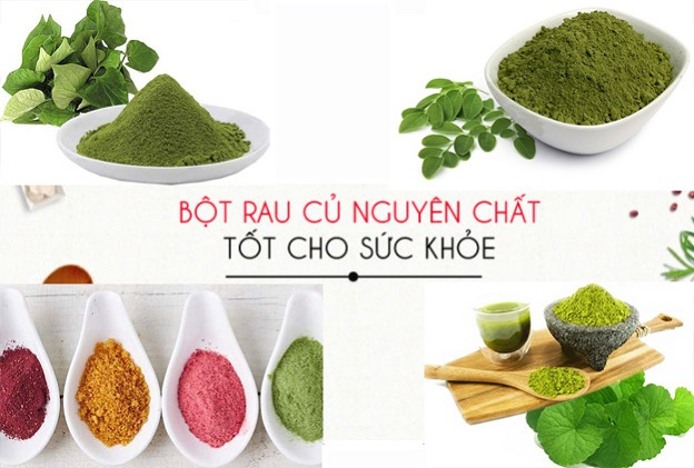 Bột rau củ tốt cho sức khỏe