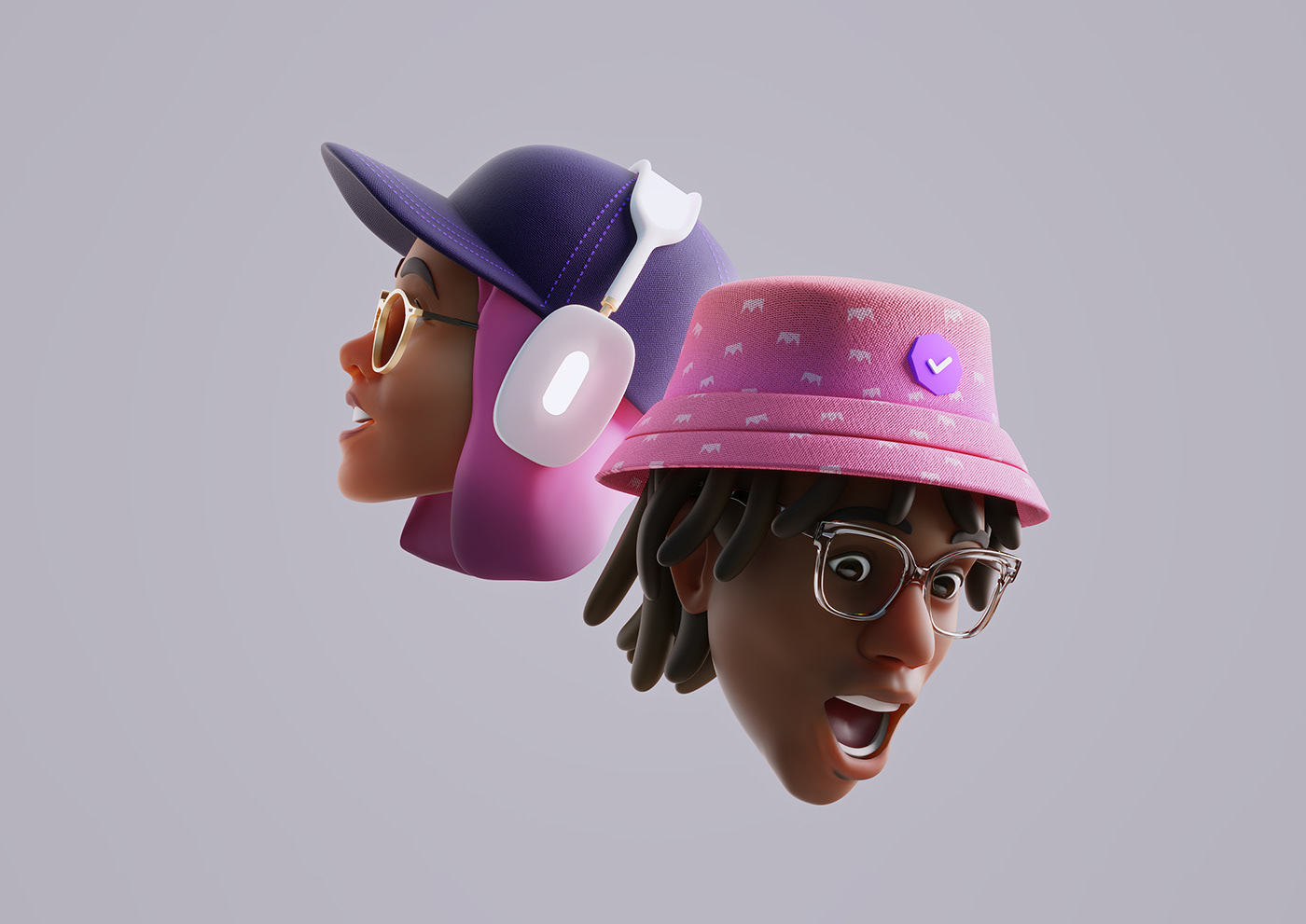 Artifact from the 3D Illustrations Enhance Twitch App on Apple Store article on Abduzeedo