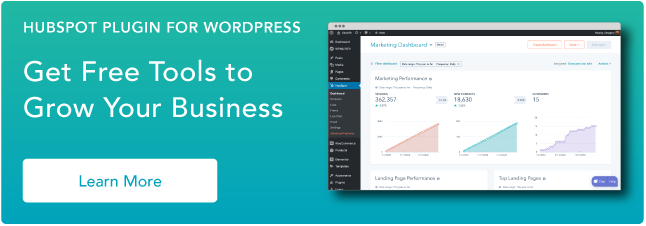 Use HubSpot tools on your WordPress website and connect the two platforms  without dealing with code. Click here to learn more.