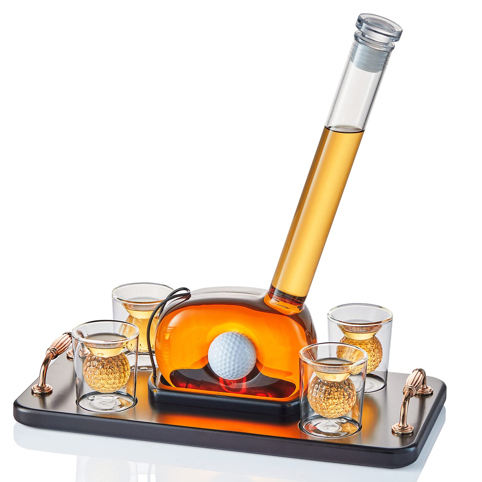 Golf Decanter Whiskey Set