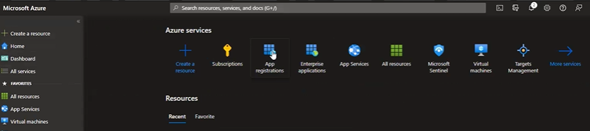 Setup of Discovery Connection Azure