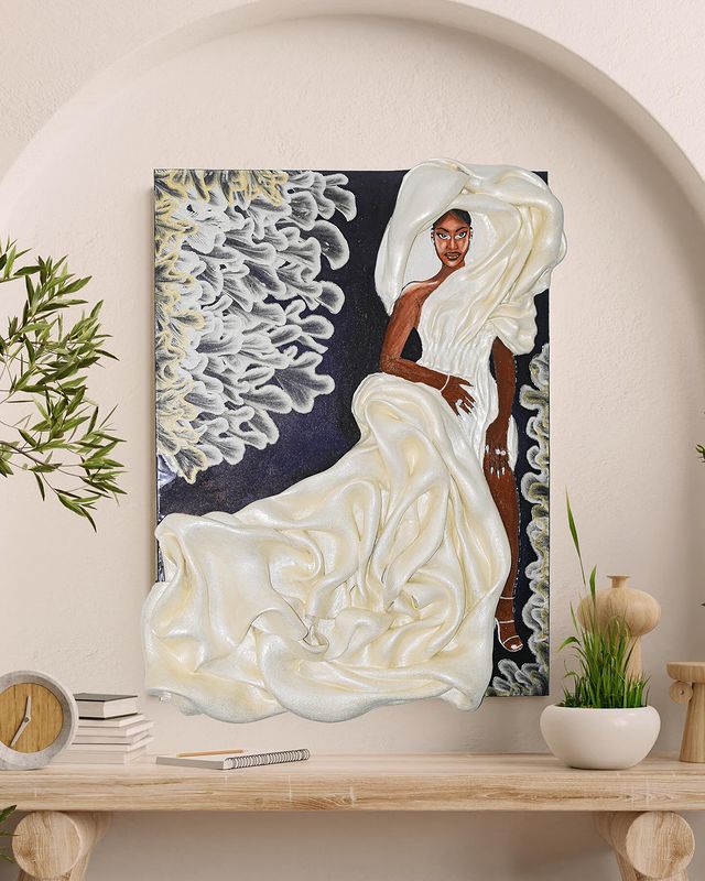 Cosmic Deities in Drapes: Bernice U.'s Artistic Tribute to Black Women's Empowerment and Cultural Heritage