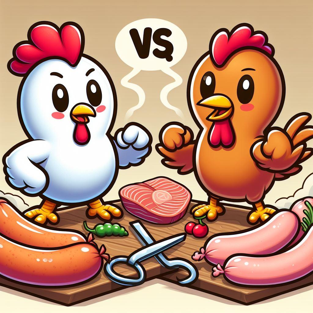 Turkey vs. Chicken sausage