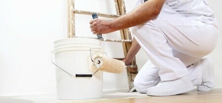 painting drywall white