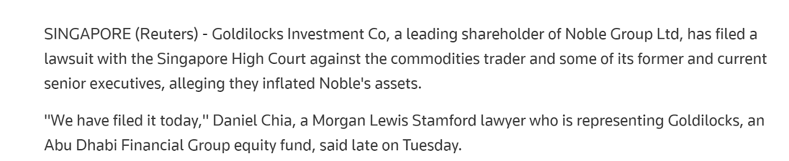 Noble Gold investments lawsuit